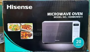 White 20 Litres Hisense Microwave