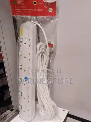 High Astra Power Extension Corded 10metres Long 6 Ways