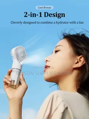 Hand Fans Mist Sprayer Fan Humidifier Cooling Fan