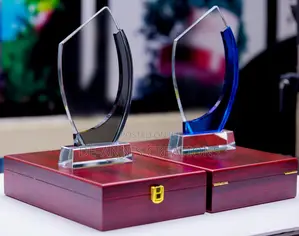 Plaque Award With Wooden Box