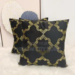 Gold Black Import Throwpillow Covers