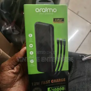 Oraimo Fast Charger 10000mah Power Bank