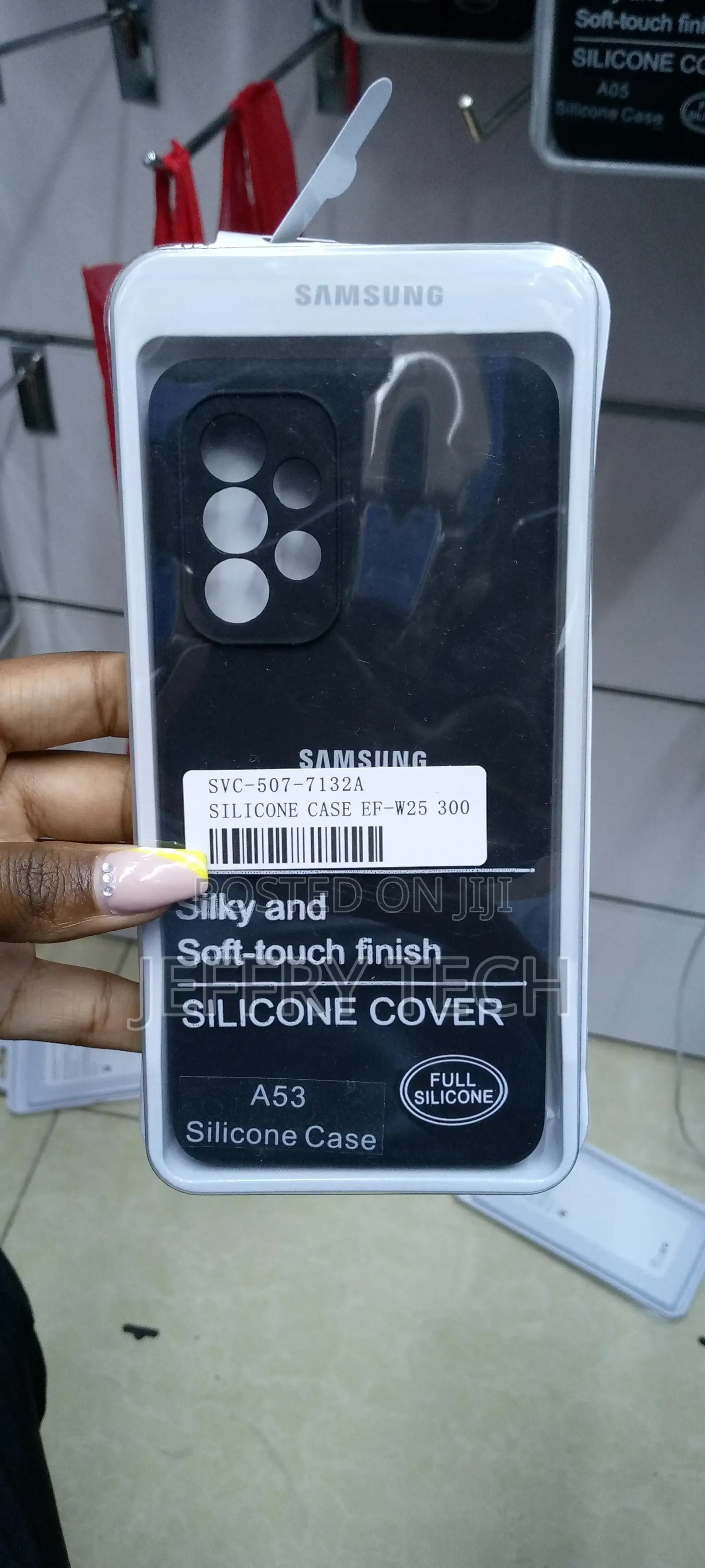 Galaxy A53 Liquid Silicone Case Soft Microfiber Lining