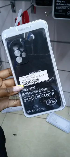Galaxy A53 Liquid Silicone Case Soft Microfiber Lining