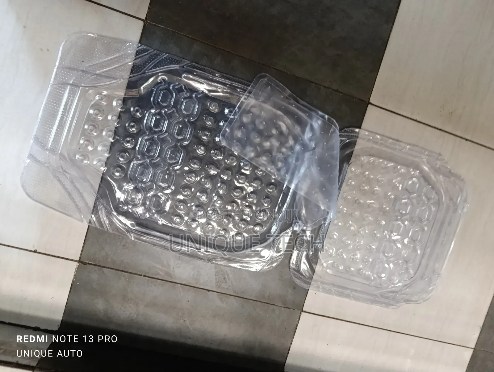 All-Weather Clear Floor Mat Set( 5 PCS for Total Coverage)