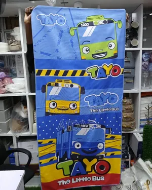 Cartoon Themed Kids Towel