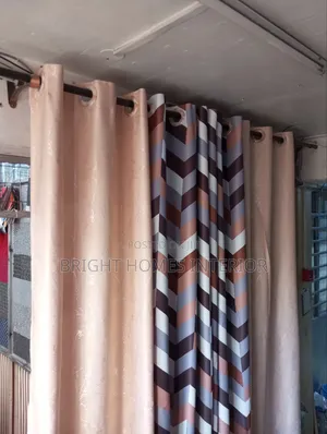 Cream Patterned Curtain Quality Being Curtain Available