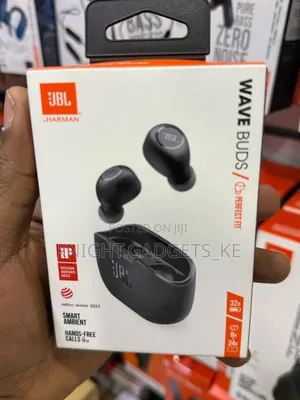 Beige JBL Wave Buds