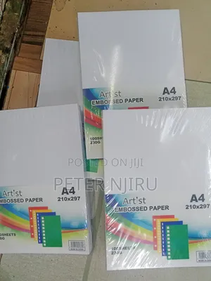 Emborsed Paper White Available