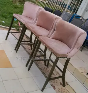 3 Counter Stools Peach Colour.