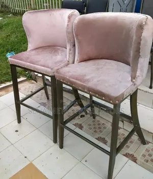 3 Counter Stools Peach Colour.
