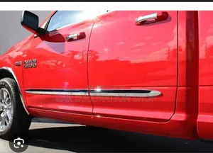 Car Fitted With Universal Chrome Door Moulding