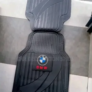 Black BMW Carpet Rubber Mats 5pc