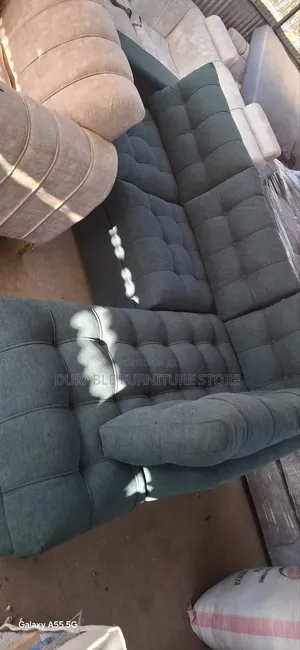 6 Seater Green Sofa