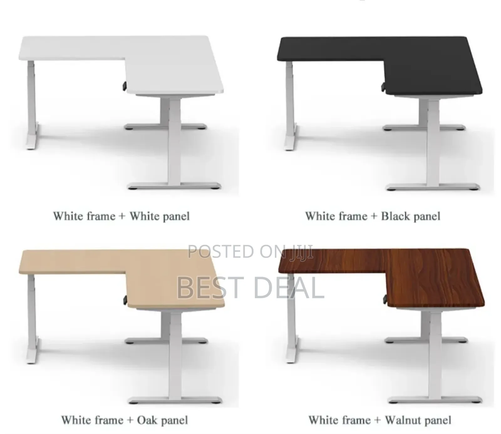 L Shape Electric Ergonomic Height Adjustable Desk
