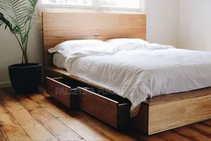 Platform Drawer Bed(Brown)