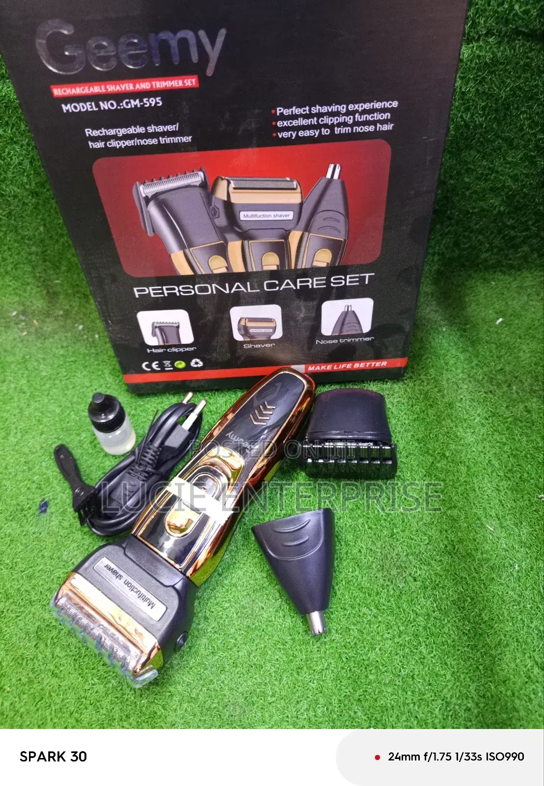 Rechargable Shaver and Trimmer Set