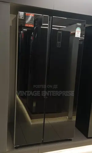 Von Fridge Side by Side 429l Black