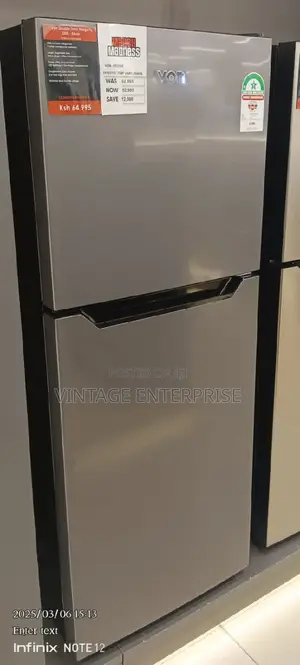 Von Fridge 220l No Frost Refrigerator