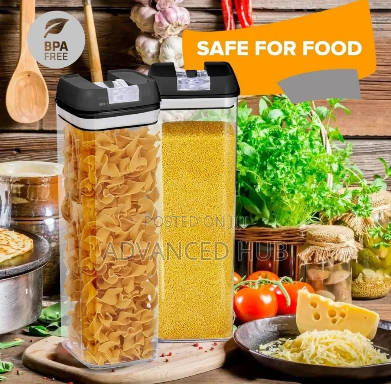 4pcs Acrylic Food Containers