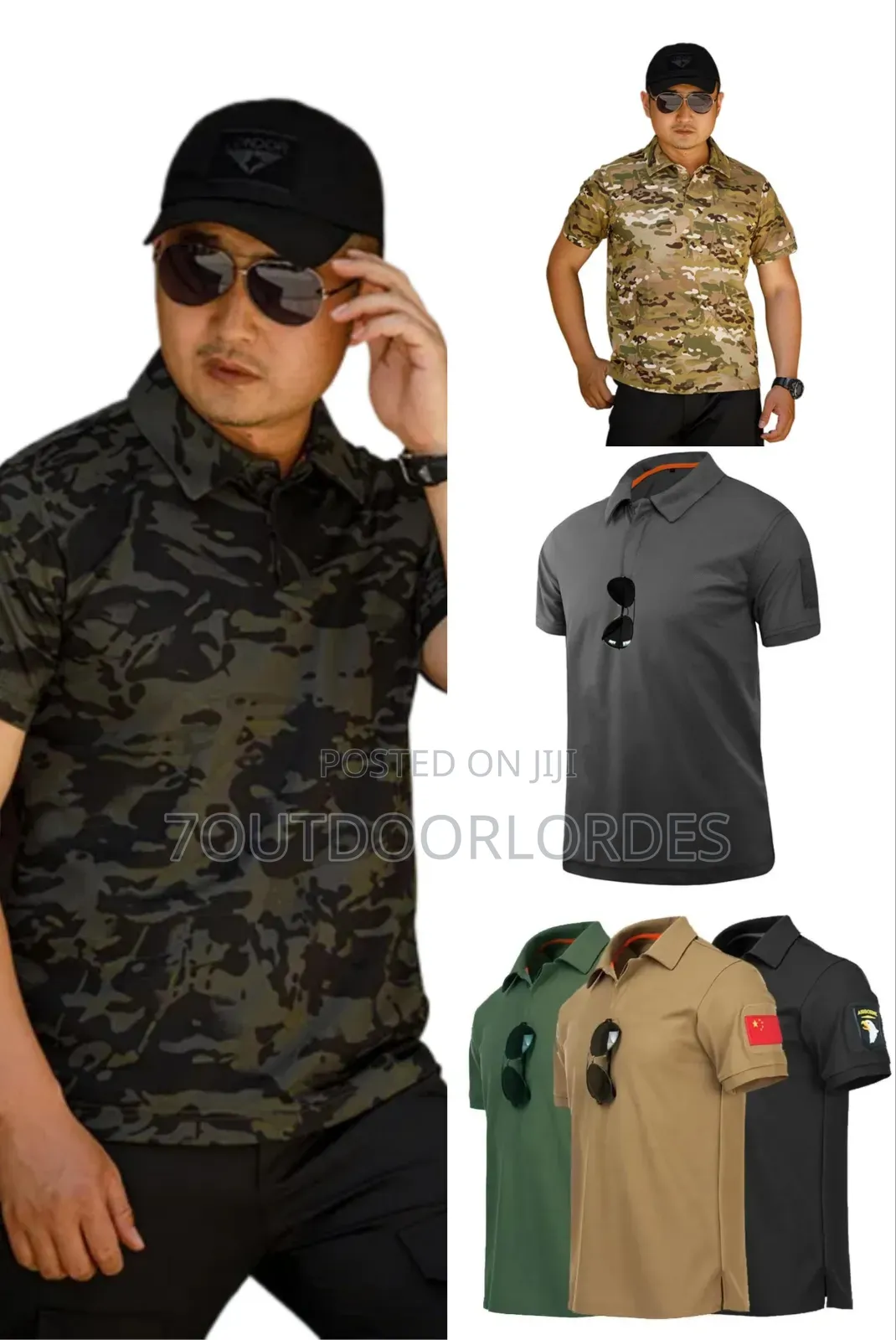 Camo Polo Tactical Tshirts