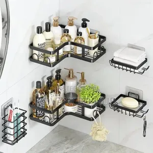 5pcs Set Trisngular Shower Caddy Shelf Multipurpose