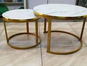 2 in 1 Round Marble Nesting Coffee