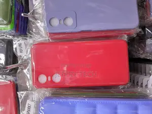 Tecno Pop 6 Pro Silicone Smooth Matte Finish Elegant -Red