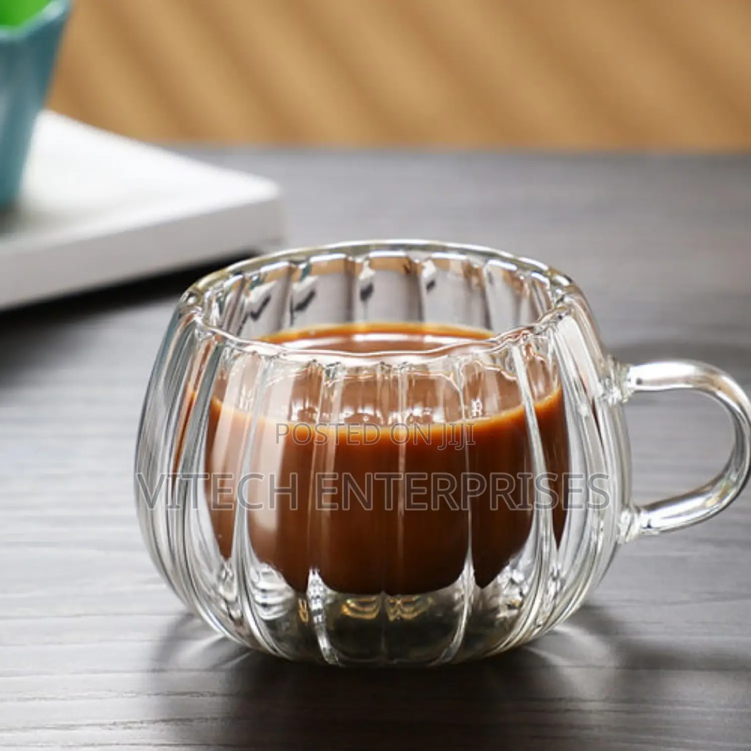 Nordic Ripple Glass Cup