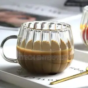 Nordic Ripple Glass Mug Cup,