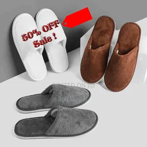 3 Pieces Set Adult Dult Size Indoor Slippers