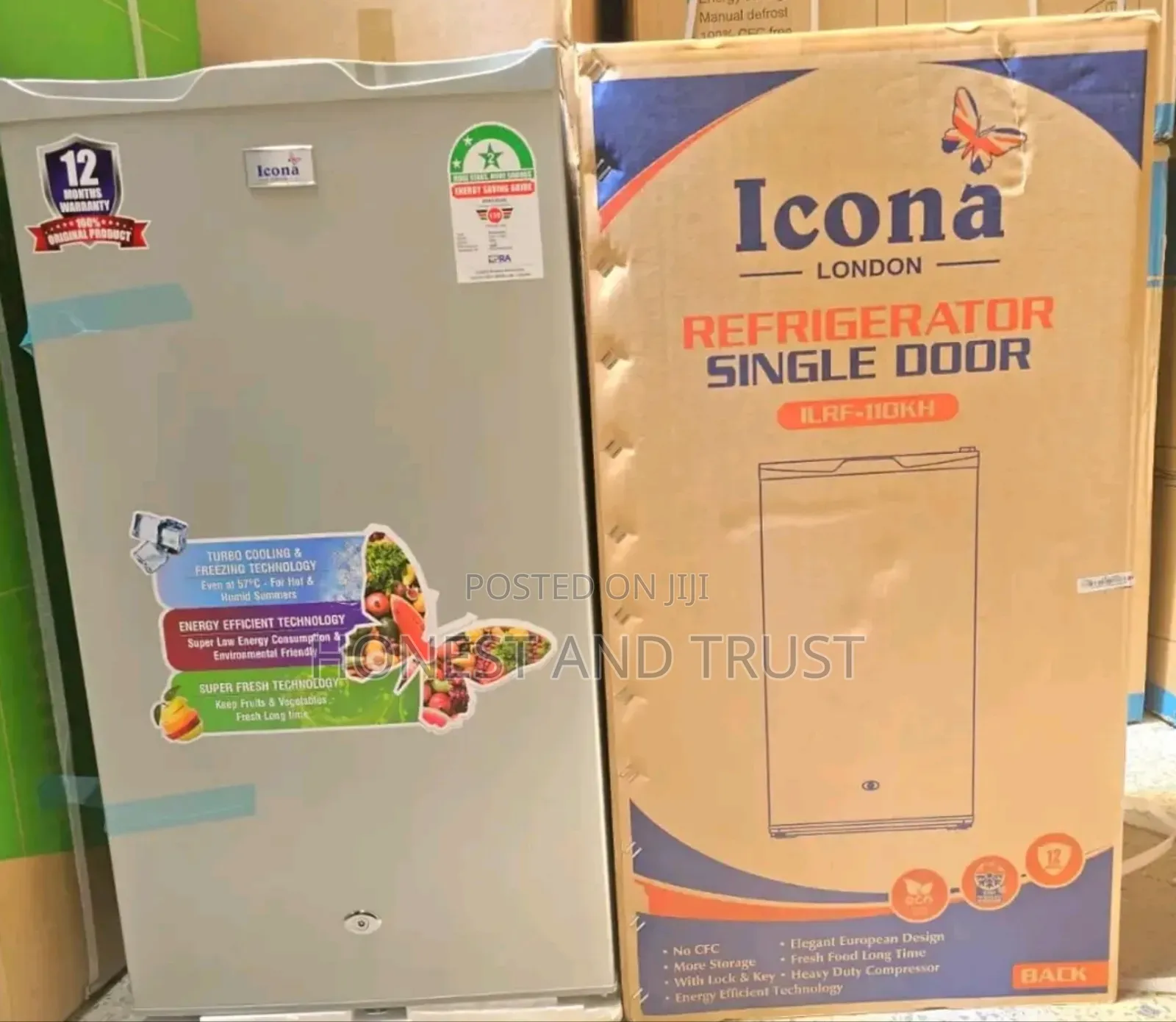 Fridge - 90l Icona Single Door Refrigerator' 'Ilrf-110kh',