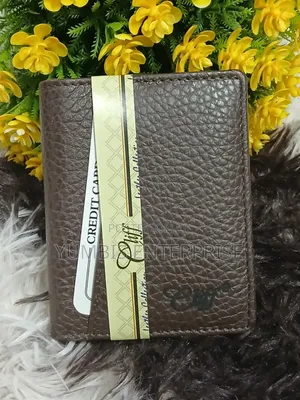 Dark Brown Quality Genuine Leather Men's at Wallets at 1500