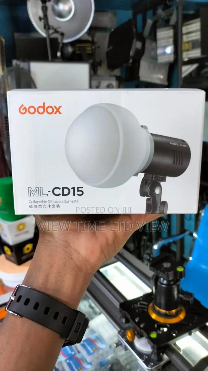 Godox Mlcd15 Collapsible Diffusion Dome With 3 Head Adapters
