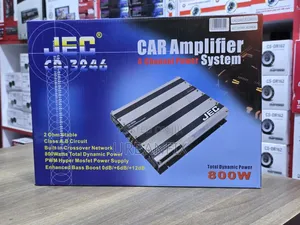 Jec 800watts Bridgeable 4 Channel Car Amplifier