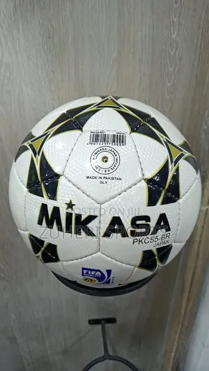 Mikasa Soccer Ball (Premium Quality Leather) Pkc55-Br Japan
