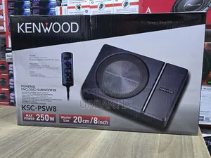 Kenwood 250watts Powered Enclosed Underseat Subwoofer