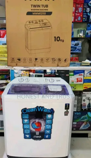 Von 10kg Twin Tub Semi-Auto Washing Machine Wash Spin Dry