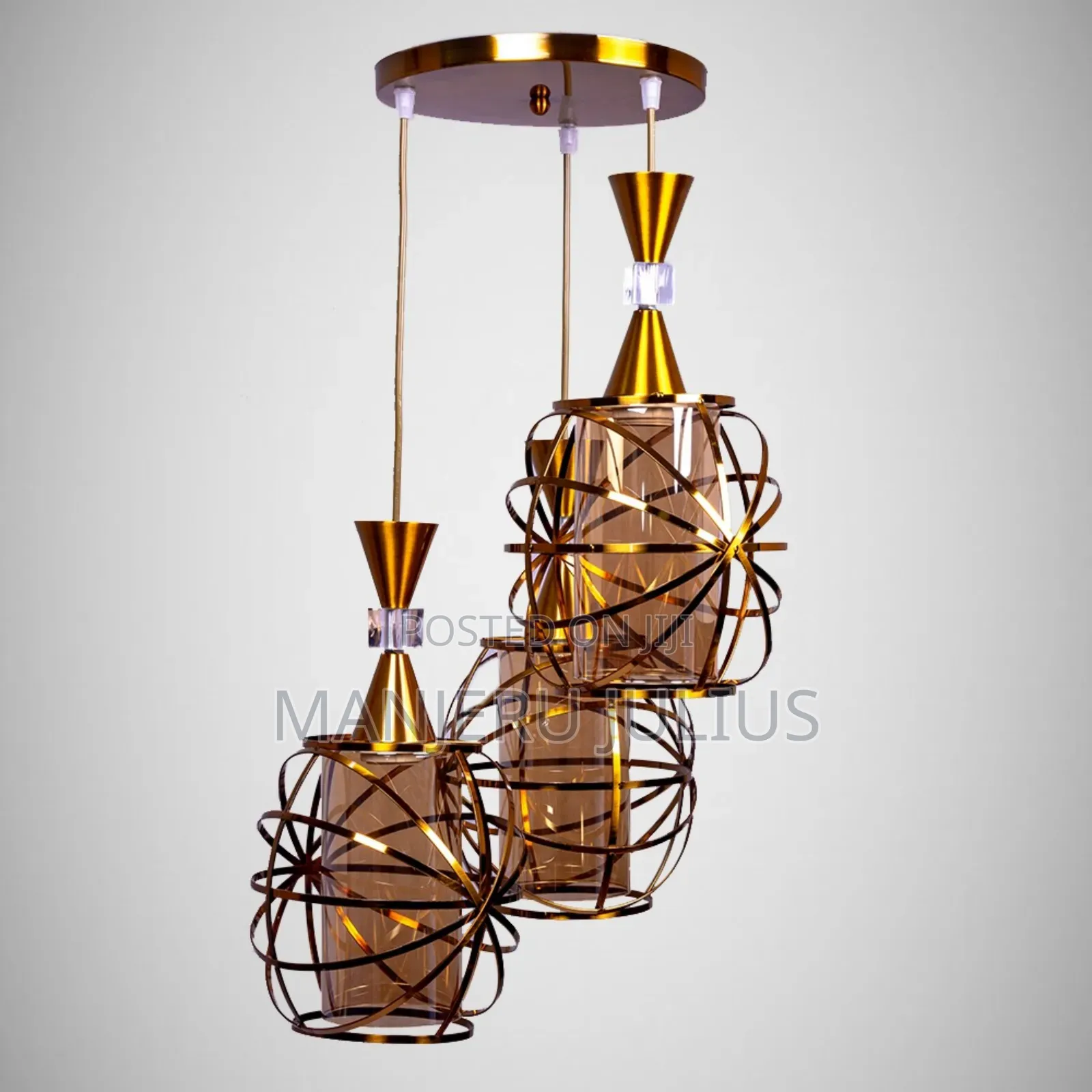 Vintage Triple Pendant Light