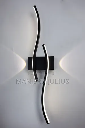 Unique Black Led Wall Light