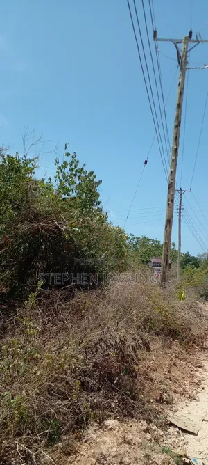 1 Plot on Sale on 2nd Beach Row, in Galu Beach.