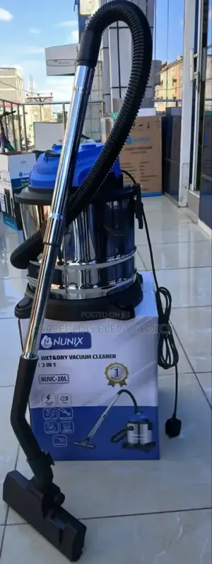 Nunix Nuvc-20l, 3 in 1 Wet and Dry Vacuum Cleaner 20litres,