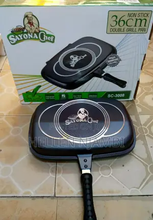 Sayona 36cm Double Sided Grill Non-Stick Pan