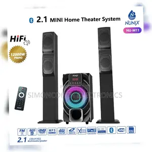 Nunix 2.1ch Nu- M11 Home Theater Speaker System Tall Boy
