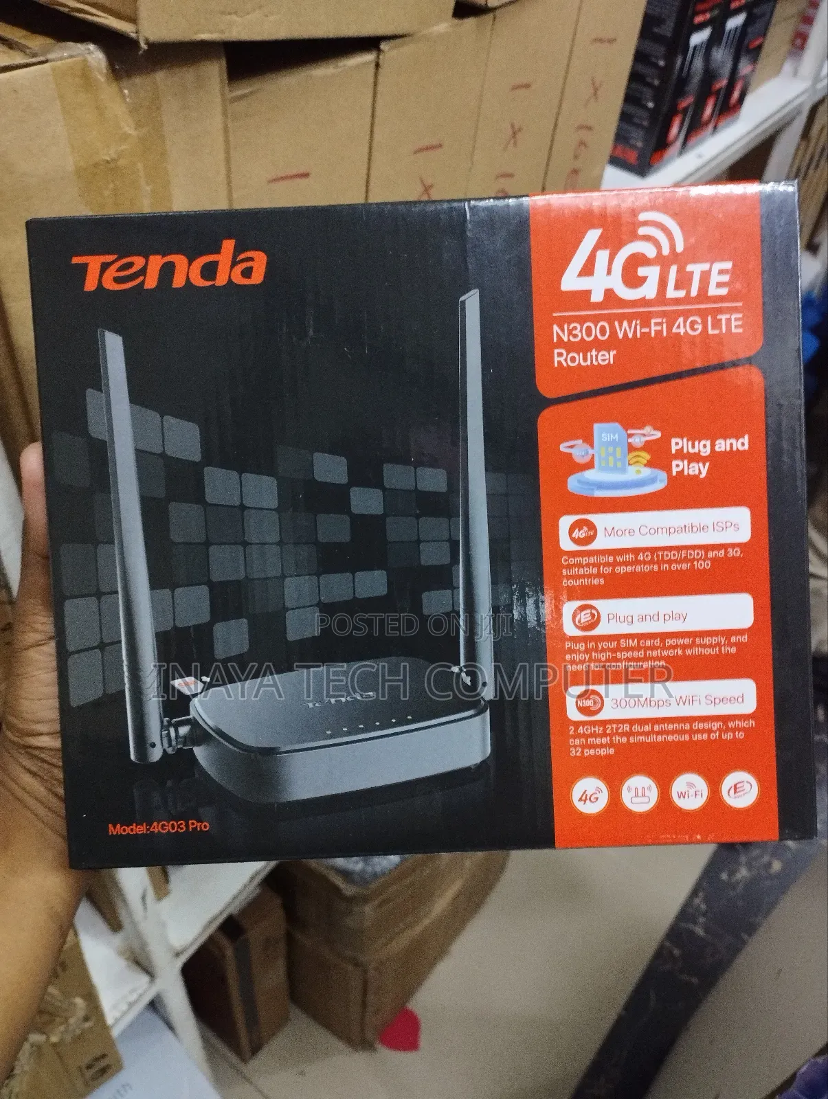 Tenda 4g03 Pro Plug and Play Wireless Router