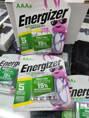Triple Aaa Energizer Rechargeable Four Pack Batteries