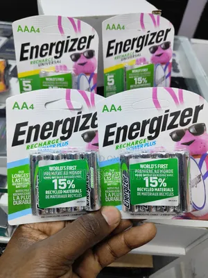 Double Aaaa 4 Energizer Recharge 4 Pack Batteries.