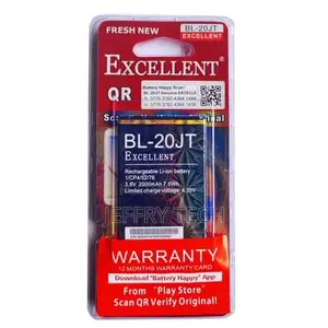 Excellent Mobile Phone Battery for Tecno F1 Bl-20jt - Black