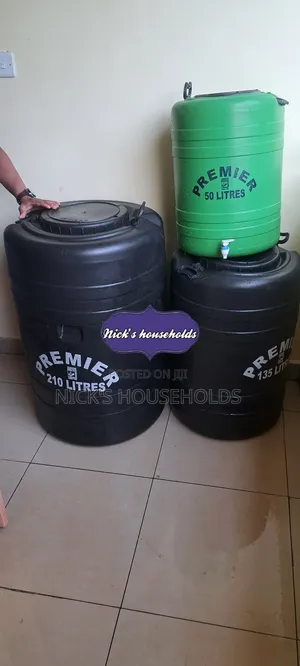 Plastic Tanks, 3 Water Storage Tanks, Contact for Prices