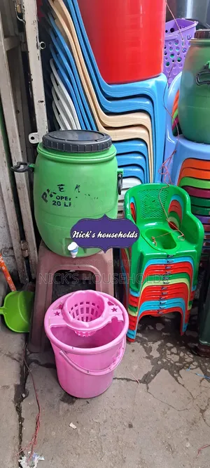 Small Plastic Tank With a Tap for Hygienic Purposes
